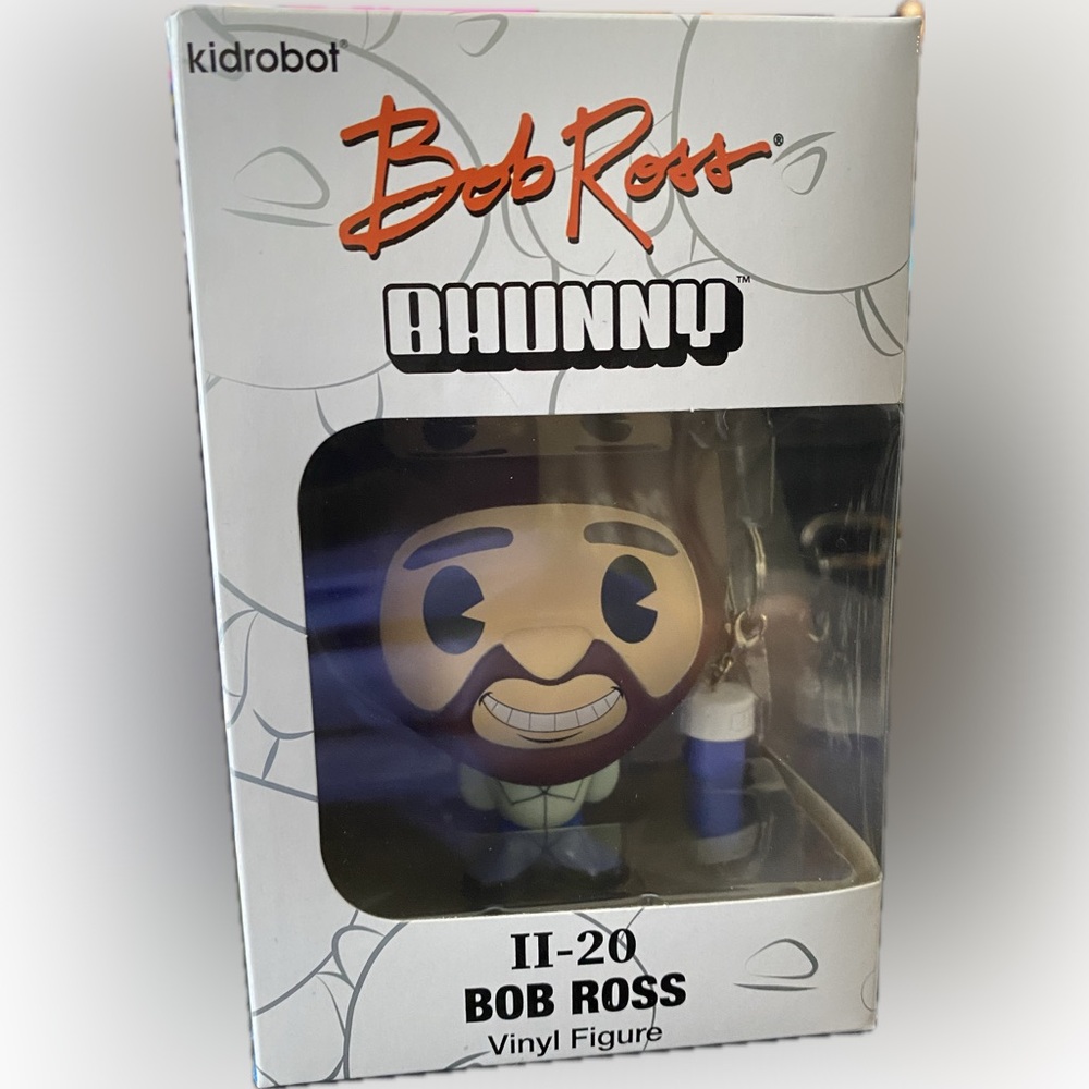 BOB ROSS LIMITED EDITION BHUNNY STYLIZED FIGURE